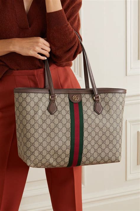 gucci patchwork|Gucci cloth tote bag.